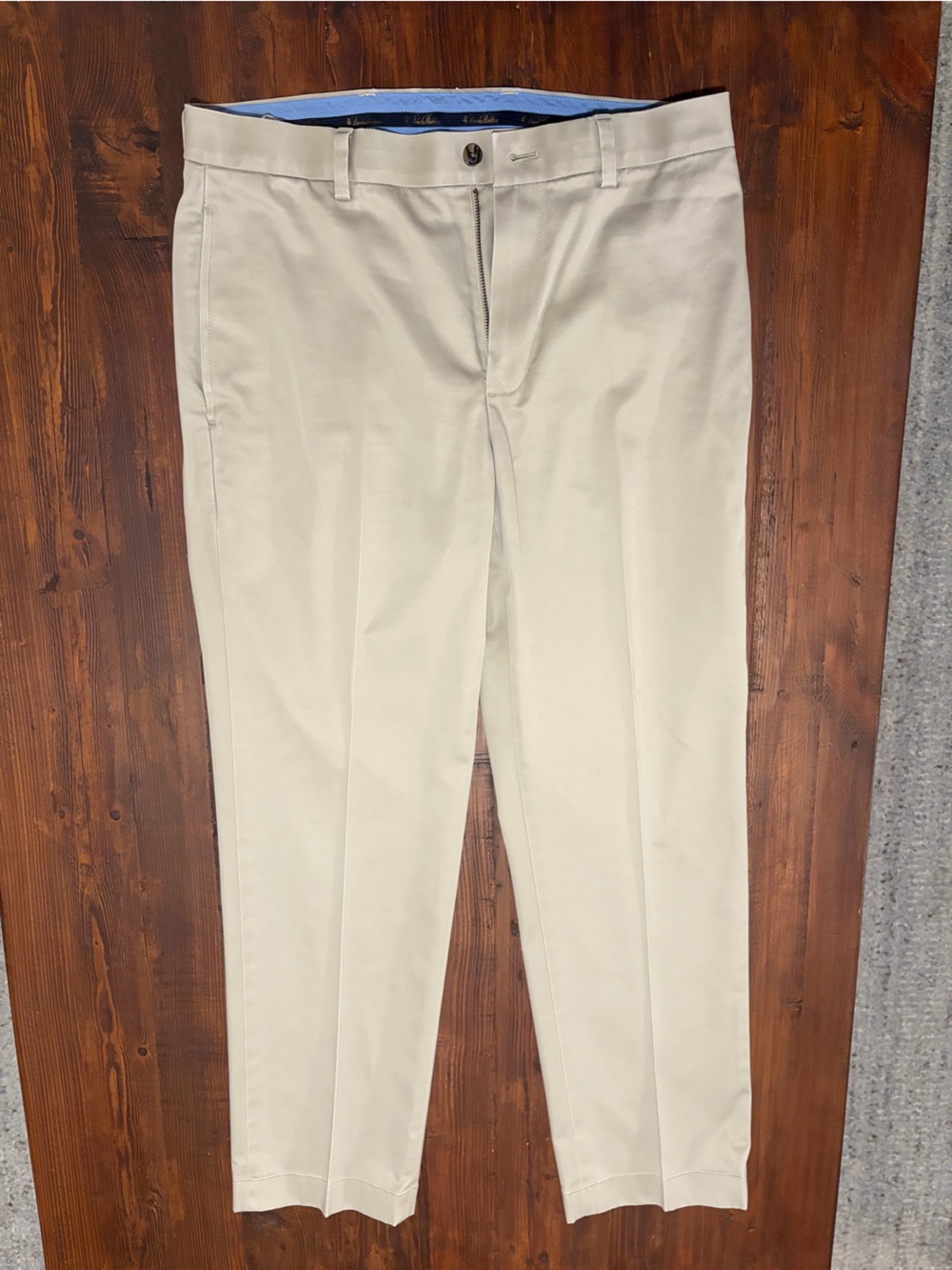 Brooks Brothers Clark Fit Advantage Chino Pants (Khaki)